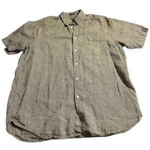 Linen Orvis Men's Casual Button Down Shirt